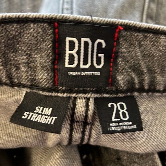 Urban Outfitters BDG size 28 gray jeans Slim Straight - Picture 4 of 5